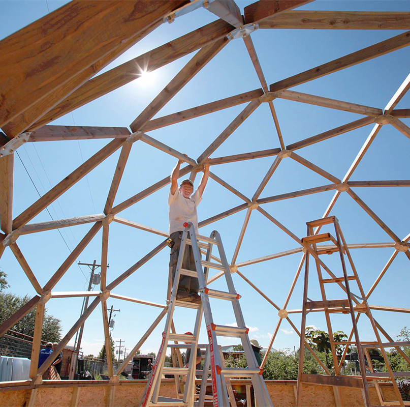 Reliable Geodesic Greenhouse Dome for Sustainable Gardening & Plant Nursery