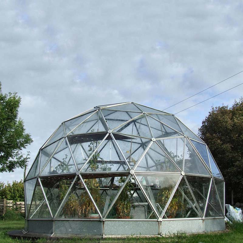 Reliable Geodesic Greenhouse Dome for Sustainable Gardening & Plant Nursery